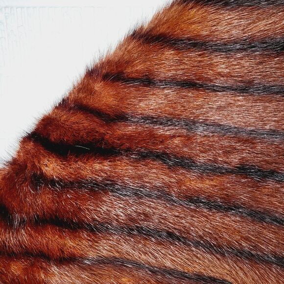 Vintage 1950s mink fur wrap stole cape bride wedding winter bride - Picture 9 of 15